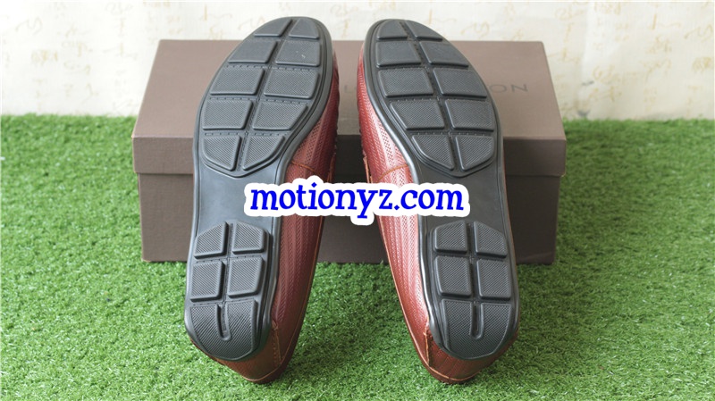 Men Brand Leather Shoes Brown